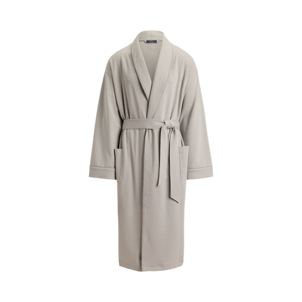 Herringbone-Knit Robe