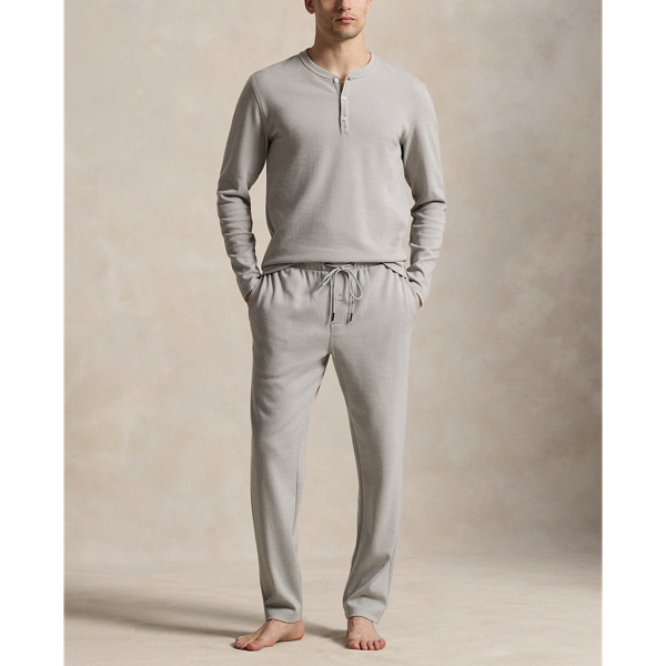 Herringbone-Knit Pajama Pant