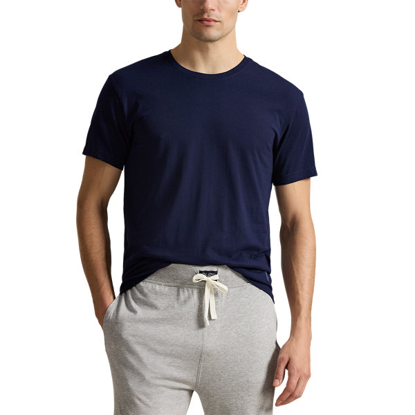 Navy Boston Navy Andover Stretch Organic Cotton Crew 3-Pack Polo Ralph Lauren 2