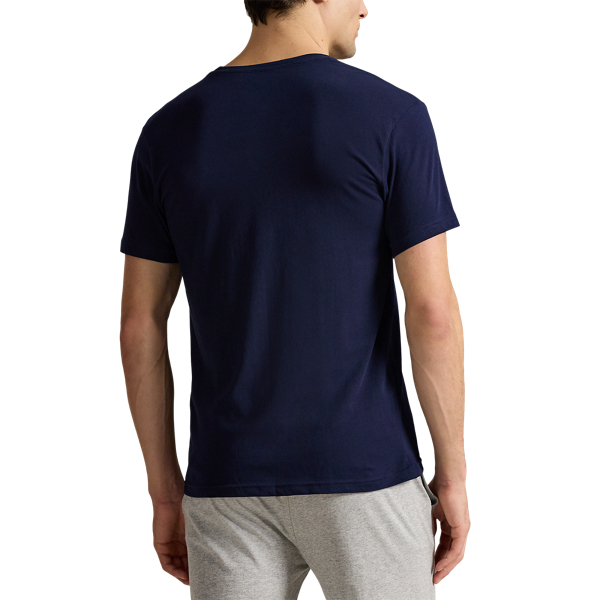 Navy Boston Navy Andover Stretch Organic Cotton Crew 3-Pack Polo Ralph Lauren 3