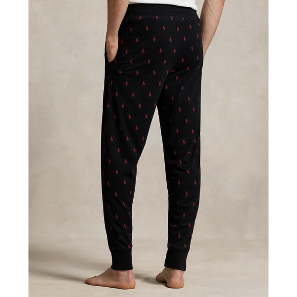 Polo Black/RL2000 Allover Pony Jersey Sleep Jogger Polo Ralph Lauren 4