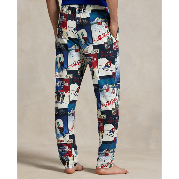 Print Jersey Pajama Pant