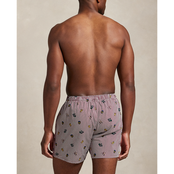 Rugby Bengal Print Print Woven Cotton Boxer Polo Ralph Lauren 3