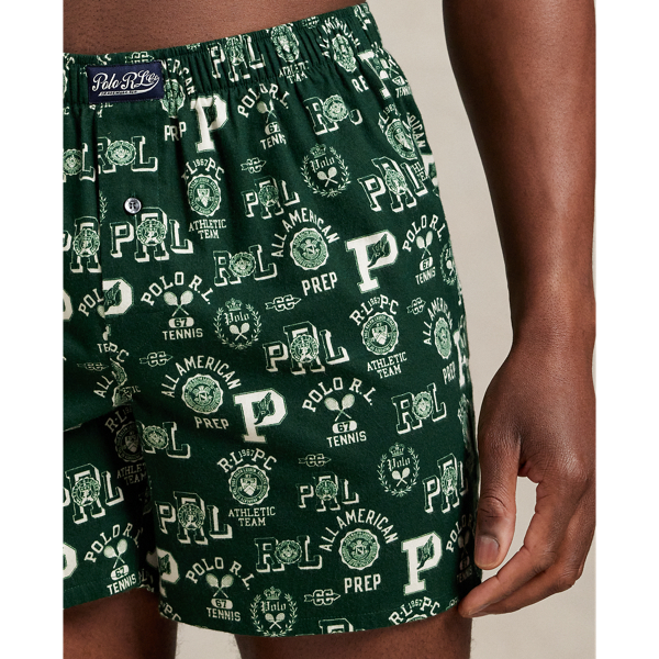 Polo Athletic Toss Print Cotton Flannel Boxer Polo Ralph Lauren 4