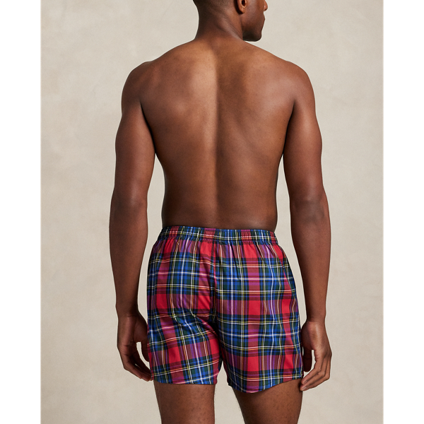 Plaid Woven Cotton Boxer