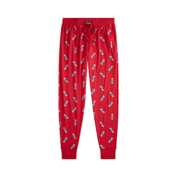 Jogger Pajama Polo Ralph Lauren Cotton Jersey Sleep Trouser Blue