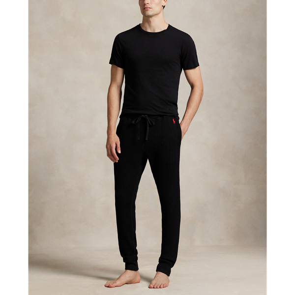 Polo Black/Red Thermal-Knit Sleep Jogger Polo Ralph Lauren 2
