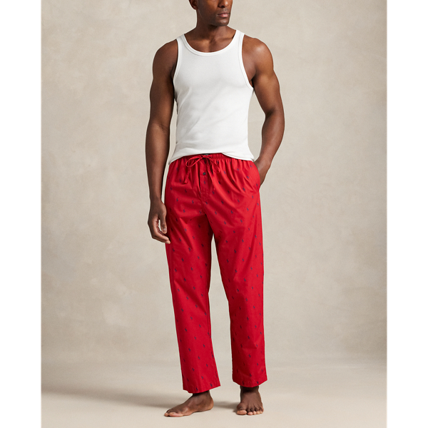 RL 2000 Red/Navy AOPP Polo Pony Pajama Pant Polo Ralph Lauren 2