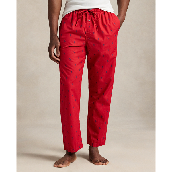 RL 2000 Red/Navy AOPP Polo Pony Pajama Pant Polo Ralph Lauren 3