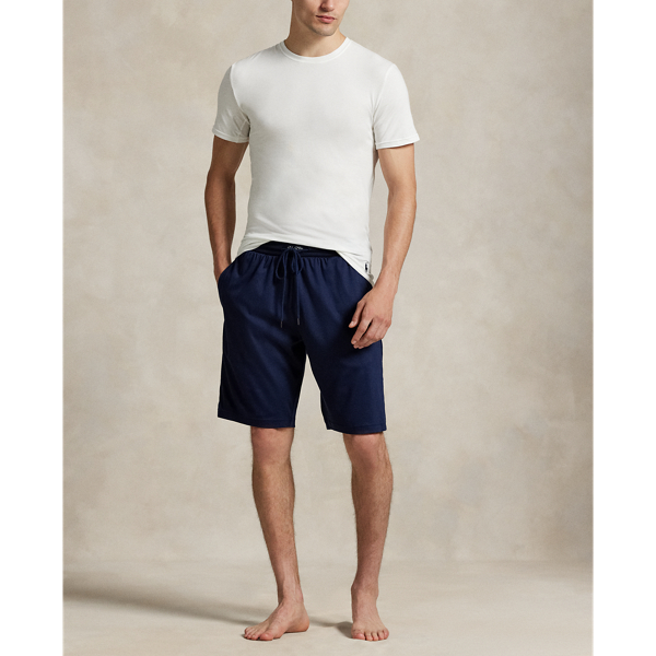 Cruise Navy Mercerized Cotton Sleep Short Polo Ralph Lauren 2