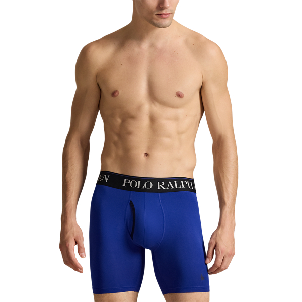 Multi 4D-Flex Long Boxer Brief 3-Pack Polo Ralph Lauren 5