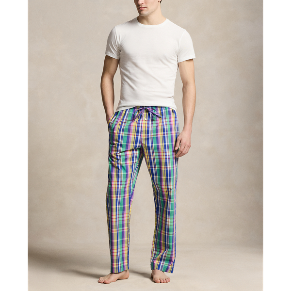 Morgan Plaid Plaid Cotton Pajama Pant Polo Ralph Lauren 2