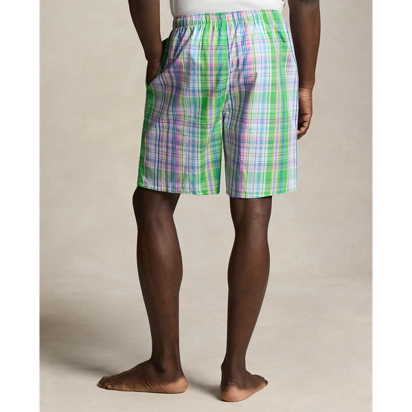 Greendale Plaid Plaid Cotton Sleep Short Polo Ralph Lauren 4