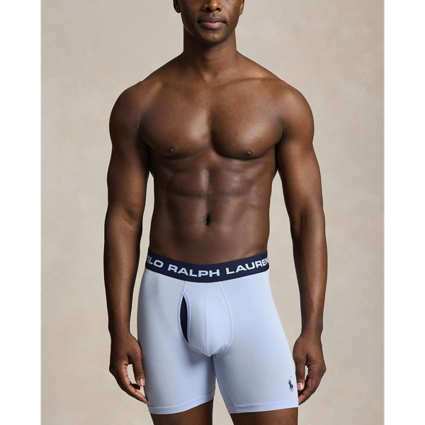Navy/White/Red Perfect Pouch Modal Boxer Brief 3-Pack Polo Ralph Lauren 6