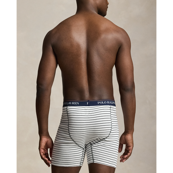 Polo Black/White Cotton Wicking Boxer Brief 3-Pack Polo Ralph Lauren 4