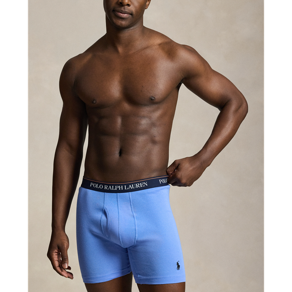 Polo Black/White Cotton Wicking Boxer Brief 3-Pack Polo Ralph Lauren 5