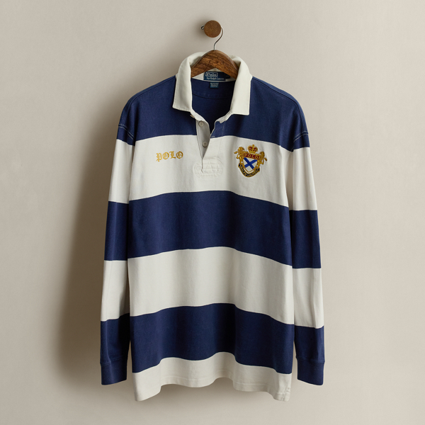 Multi 2006 Striped Rugby Shirt - Size XL Ralph Lauren Vintage 1