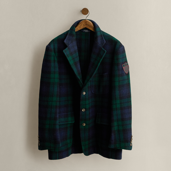 Multi 1989 Plaid Blazer - Size L Ralph Lauren Vintage 1