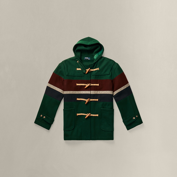 ジャケット・アウター Ralph Lauren Vintage 1990 Wool Duffel Men's 90's Ralph Lauren Wool Hooded Duffel Coat with toggles