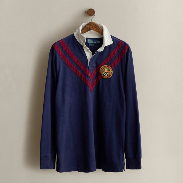 Multi 2010 Crest Rugby Shirt - Size XL Ralph Lauren Vintage 1