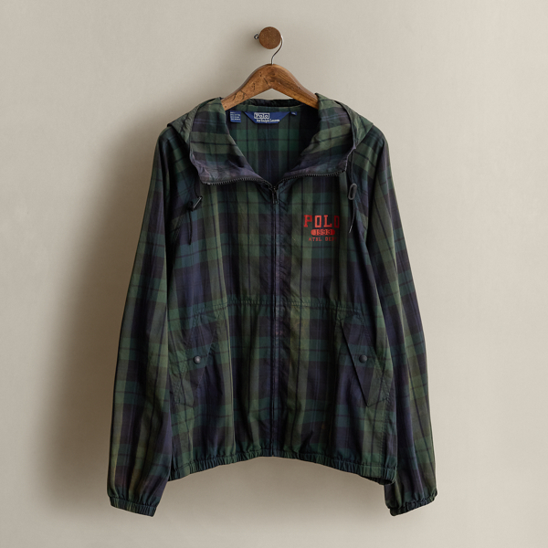 1993 Plaid Hooded Jacket - Size XL