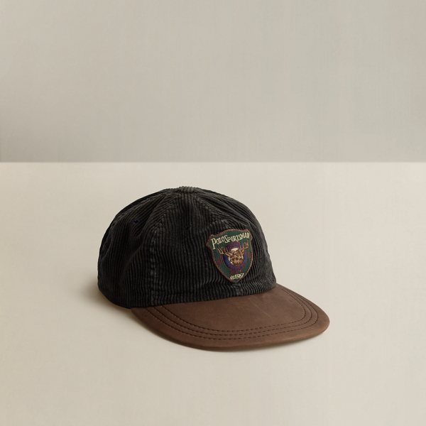 Multi 1993 Corduroy Ball Cap - Size M Ralph Lauren Vintage 1