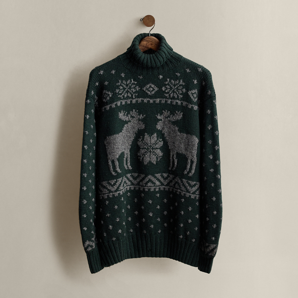 c. 1995 Hand-Knit Wool Sweater - Size XL