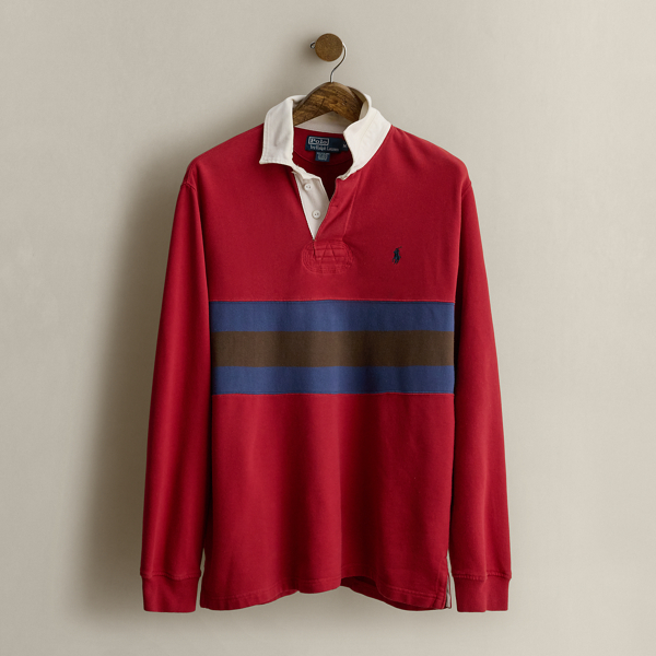 Multi 2011 Striped Rugby Shirt - Size M Ralph Lauren Vintage 1