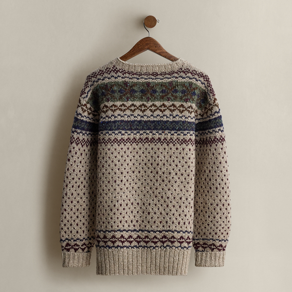 1987 Hand-Knit Sweater - Size L