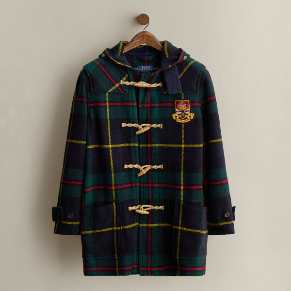 Multi 2019 Plaid Duffel Coat - Size M Ralph Lauren Vintage 1