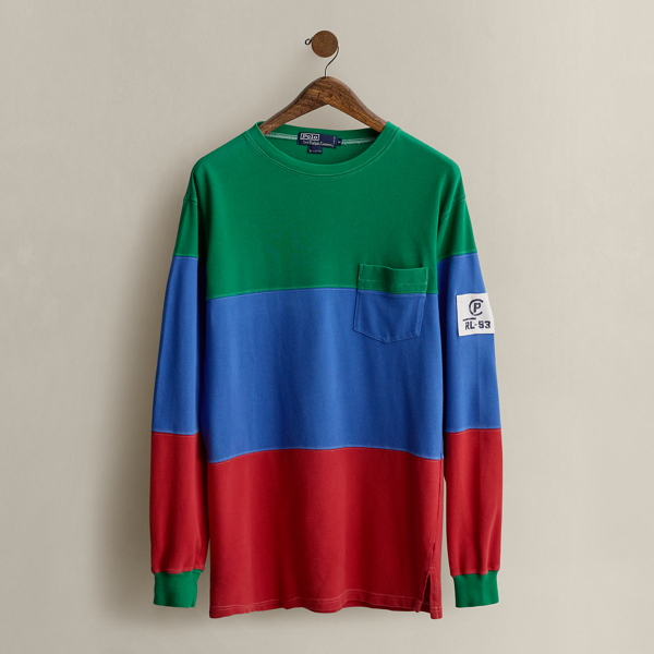 Multi 1993 CP-93 Long-Sleeve T-Shirt - Size M Ralph Lauren Vintage 1