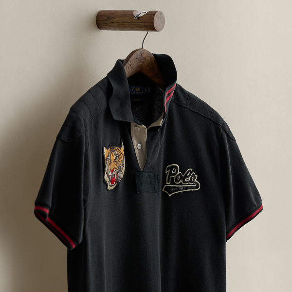 Multi 2017 Polo Tiger Polo Shirt - Size L Ralph Lauren Vintage 3