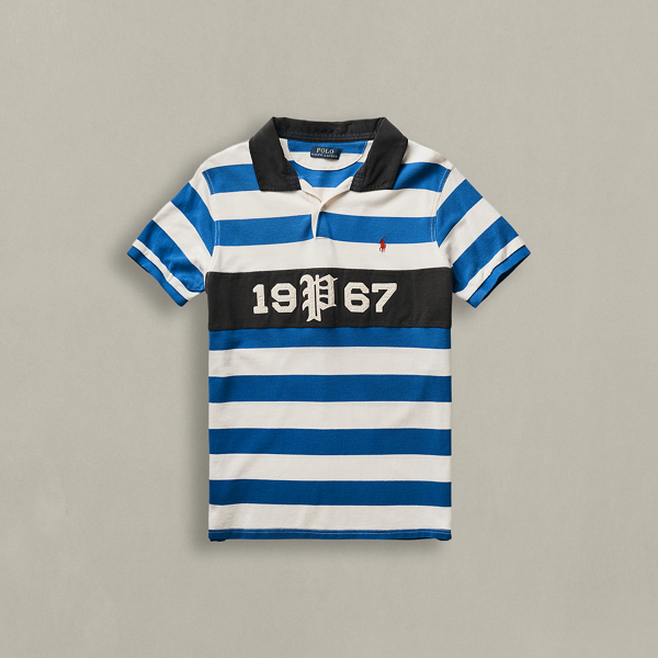 2015 Striped Polo Shirt - Size L