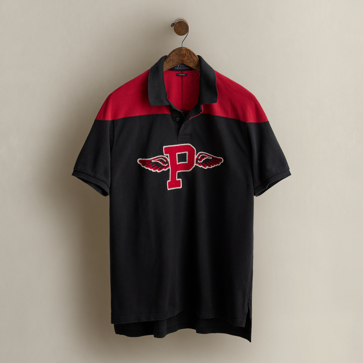 P wing polo shirt best sale