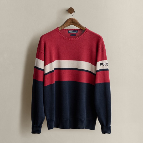 Multi 1992 Stadium Sweater - Size L Ralph Lauren Vintage 1