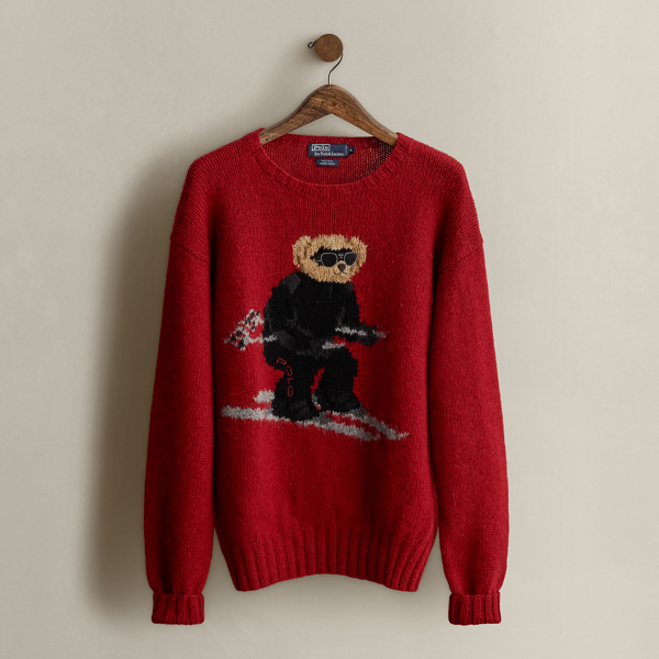 トップス Polo Ralph Lauren 1993 Hand Knit 1993 Hand-Knit Bear Sweater - Size XL
