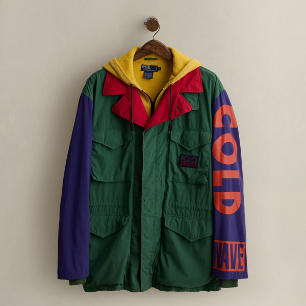 Multi 1993 Snow Beach Jacket - Size M Ralph Lauren Vintage 1