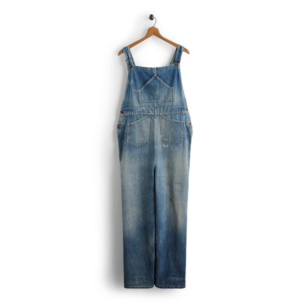 1940s Denim Work Overalls - Size 30W Vintage Curated by Double RL 1