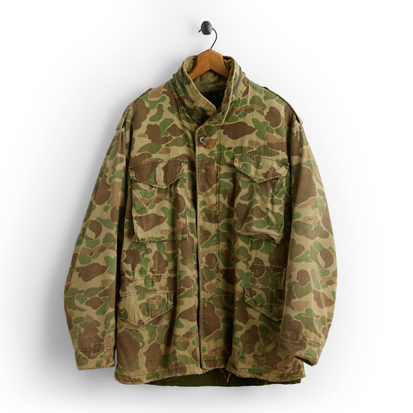 1960s M-65 Camo Jacket - Size 48 Vintage Curated by Double RL 1