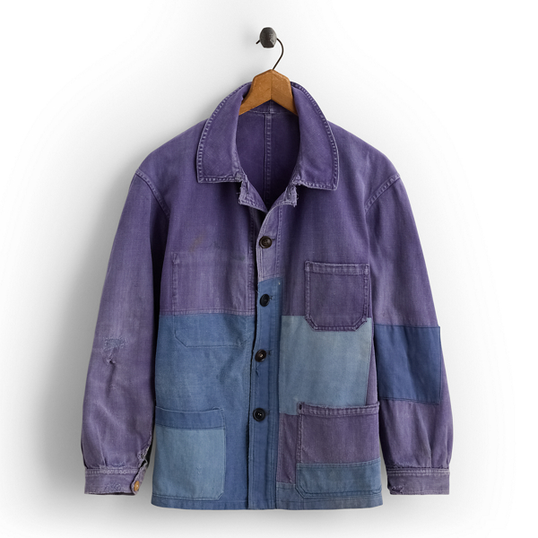 1940s&ndash;&rsquo;50s Patchwork Jacket - Size 44 Vintage Curated by Double RL 1