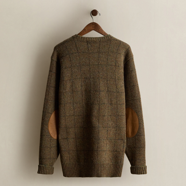 2014 Checked Wool Sweater - Size XL