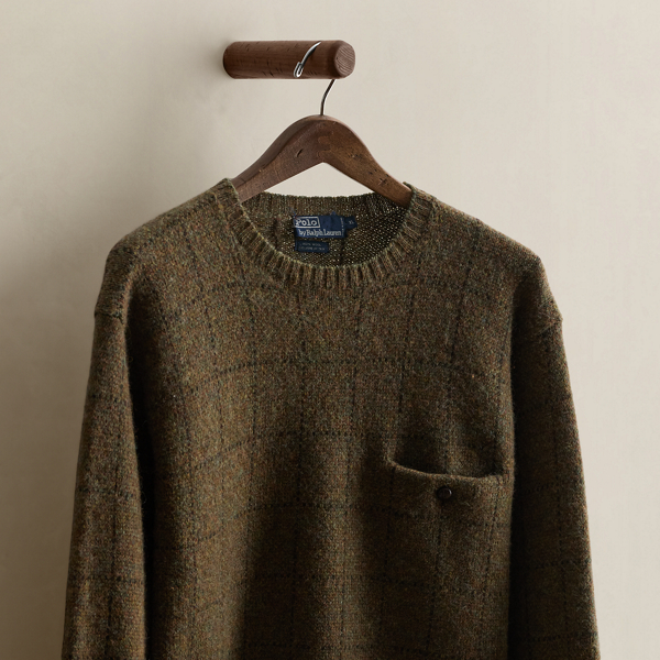 2014 Checked Wool Sweater - Size XL