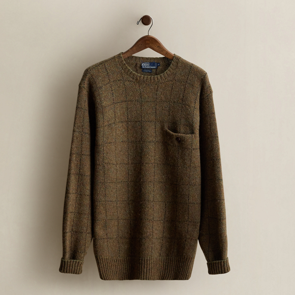 2014 Checked Wool Sweater - Size XL