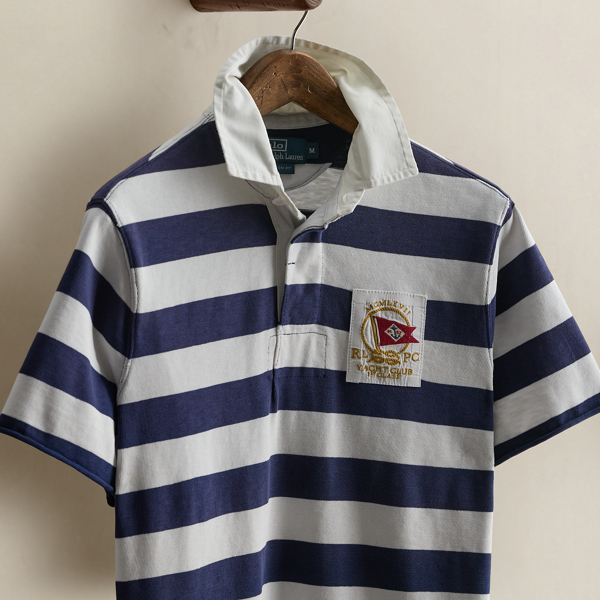 2011 Striped Rugby Shirt - Size M