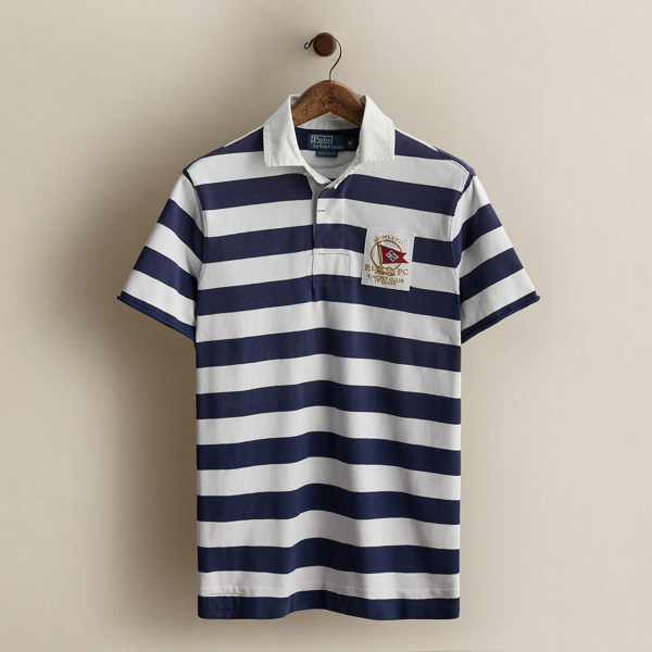 2011 Striped Rugby Shirt - Size M