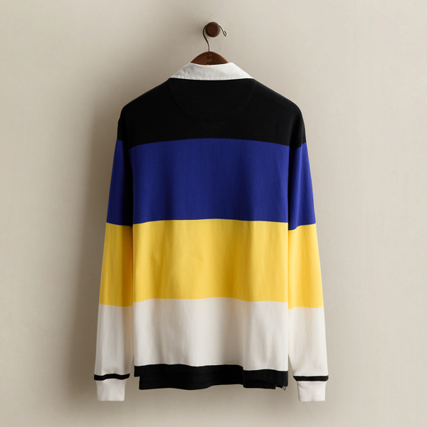 2001 Striped Rugby Shirt - Size M