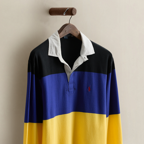 2001 Striped Rugby Shirt - Size M