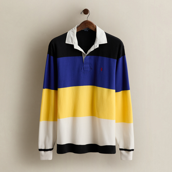 2001 Striped Rugby Shirt - Size M