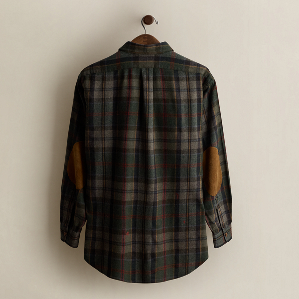 Vintage Plaid Wool Shirt - Size L