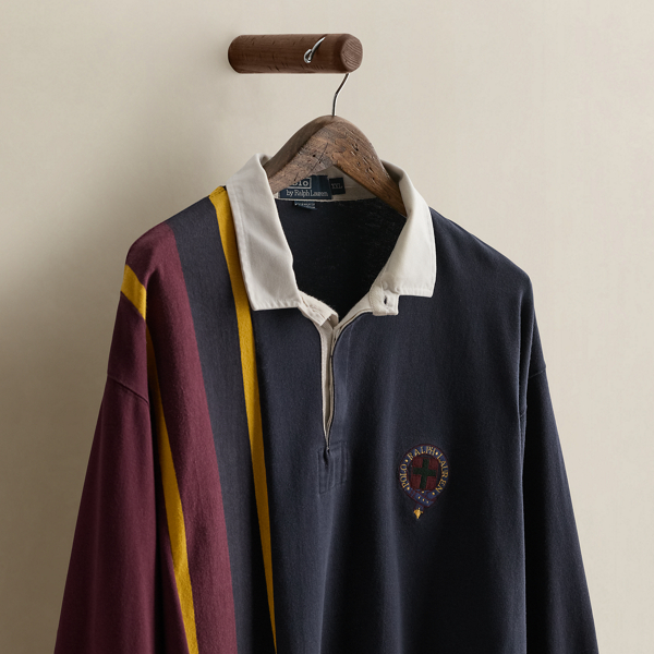 1997 Striped Rugby Shirt - Size XXL